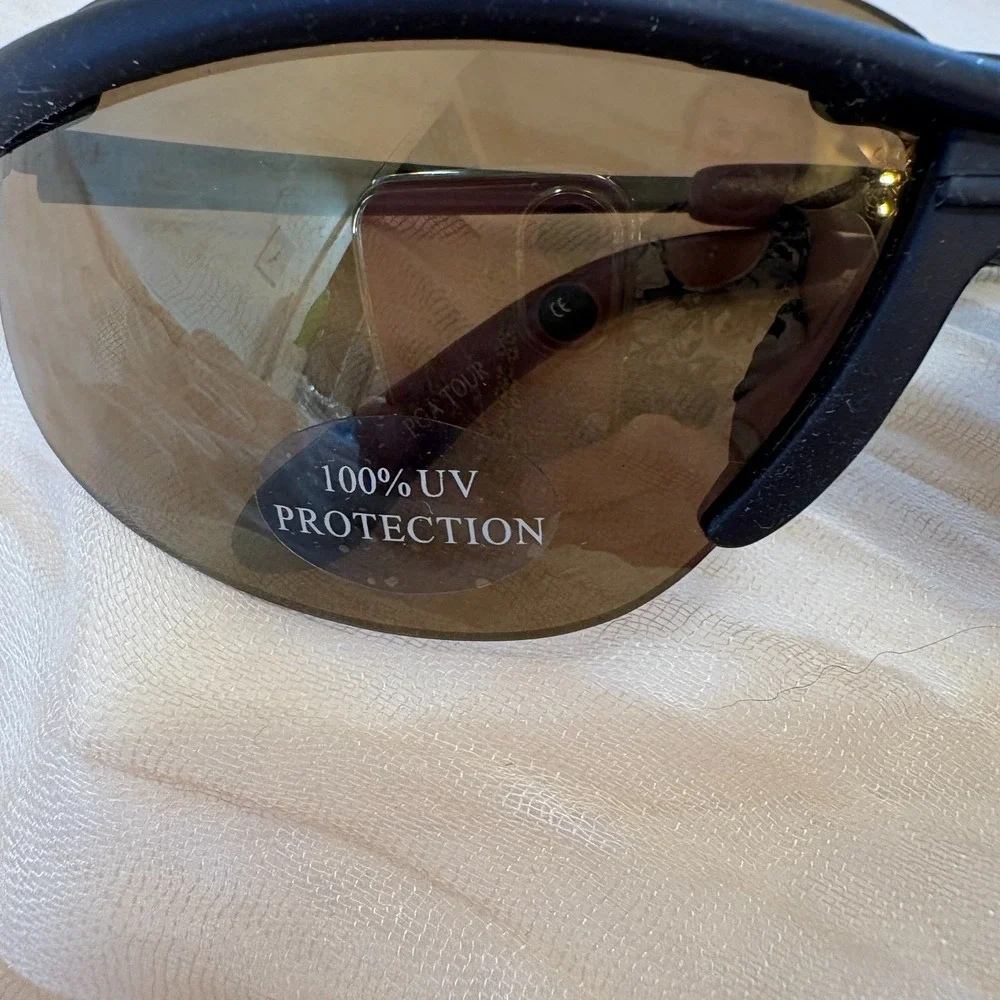 PGA Tour High Contrast 100% UV Protection Sports Wrap‎ Sunglasses PGA2236